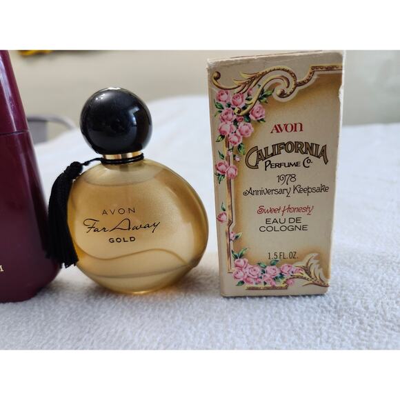 NEW Lot 3 Avon Perfumes Far Away Gold Imari California Collectible - Picture 3 of 7